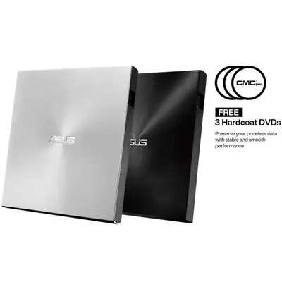 ASUS ODD DVD ÍRÓ külső (ZenDrive) SDRW-08U7C-U ezüst USB-C Ultra Slim