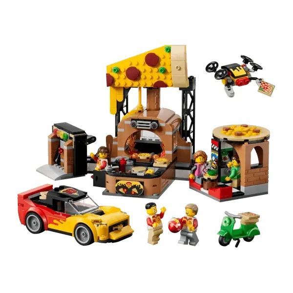 LEGO® My City Pizzéria kiszállító járművekkel 60496 – 3. kép