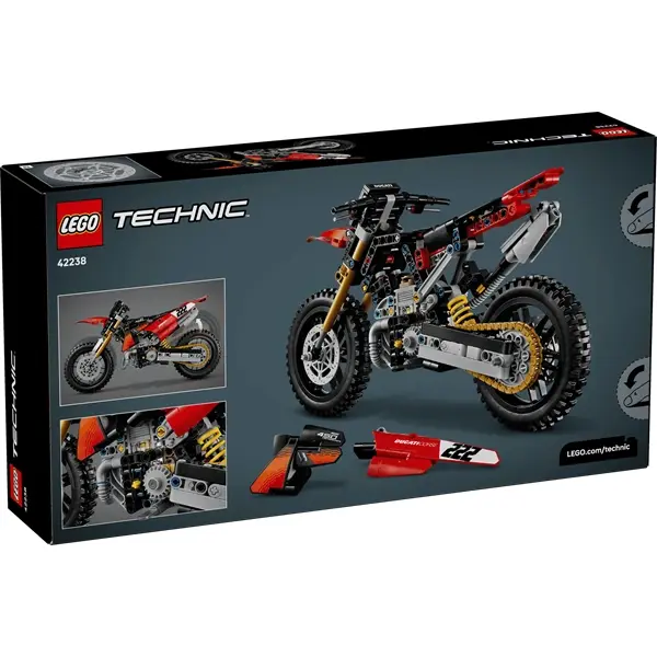 LEGO® Technic Ducati Desmo450 MX Factory motorkerékpár 42238 – 4. kép