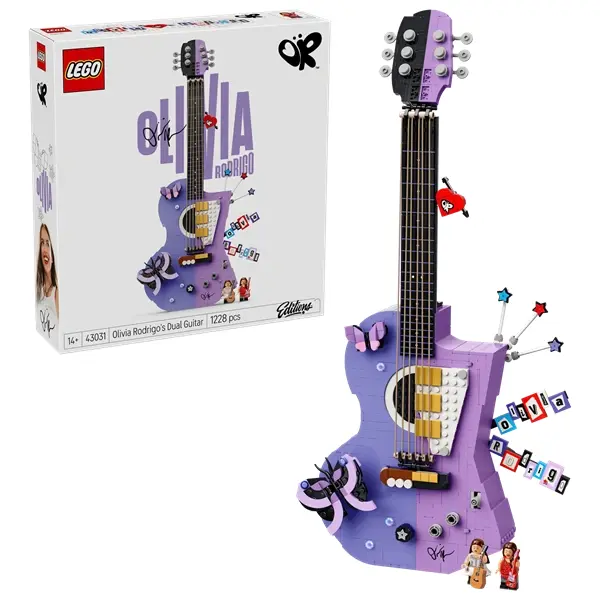 LEGO® Editions M Olivia Rodrigo kettős stílusú gitárja 43031