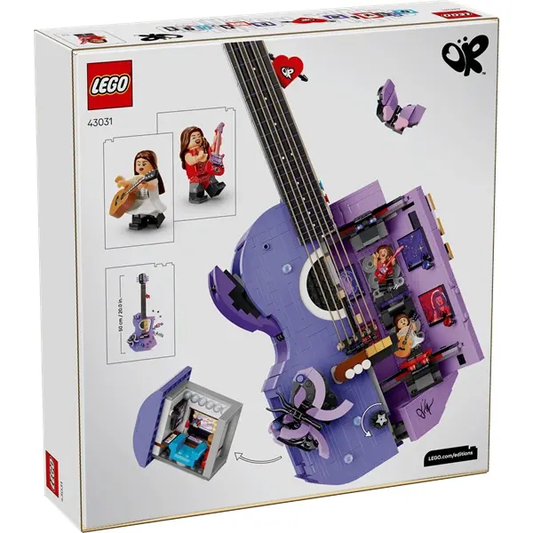 LEGO® Editions M Olivia Rodrigo kettős stílusú gitárja 43031 – 5. kép