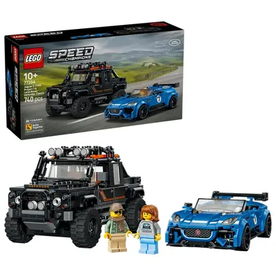 LEGO® Speed Champions Jaguar Project 7 és Land Rover Defender 77264