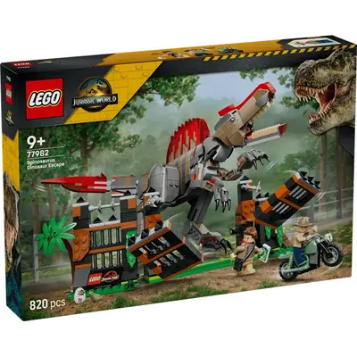 LEGO® Jurassic World™ Menekülés a spinosaurus elől 77982