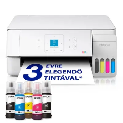 EPSON Tintasugaras nyomtató - EcoTank L3366 (A4, MFP, színes, 5760x1440 DPI, 33 lap/perc, USB/Wifi/Air Print)