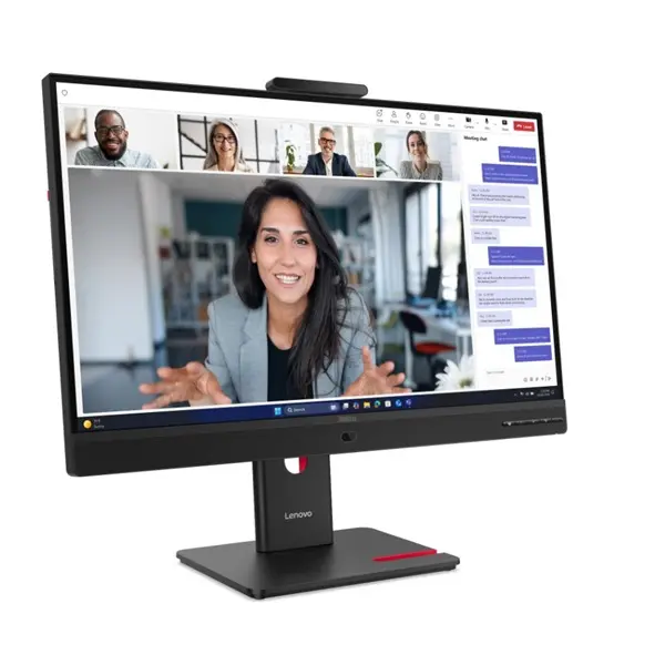 LENOVO Monitor - ThinkVision T27QD-4v; 27" QHD 2560x1440 IPS +Cam, 16:9, 1500:1, 350cd/m2, 4ms, USB A-C, HDMI, DP, RJ45.
