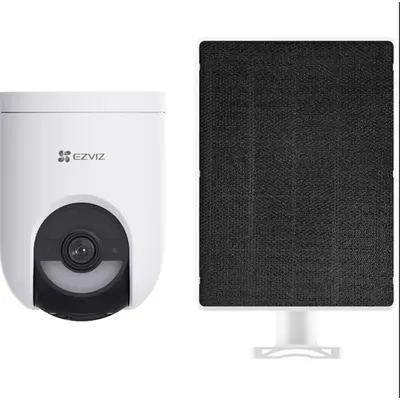 EZVIZ HB8 Lite 4G 8MP Kit bztonsági kamera, solar panellel, mozgáskövető, éjjellátó, 4G+Wi-Fi, AOV, 8MP, 5200mAh