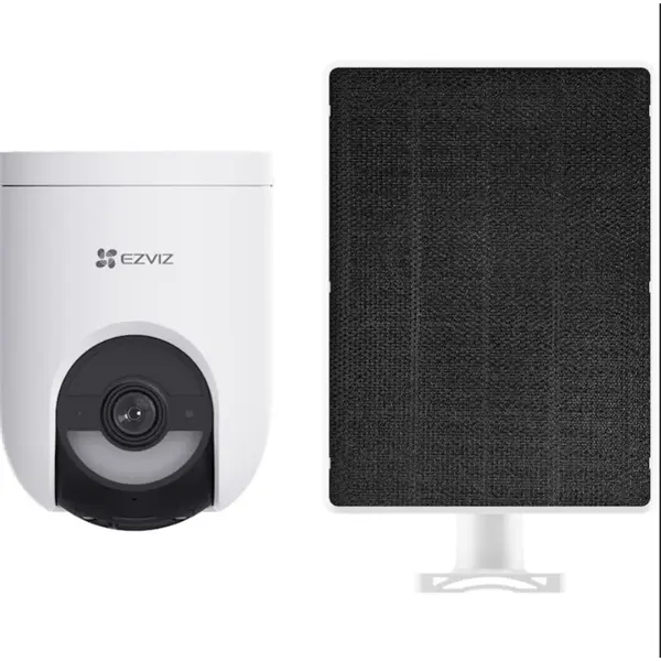 EZVIZ HB8 Lite 4G 8MP Kit bztonsági kamera, solar panellel, mozgáskövető, éjjellátó, 4G+Wi-Fi, AOV, 8MP, 5200mAh