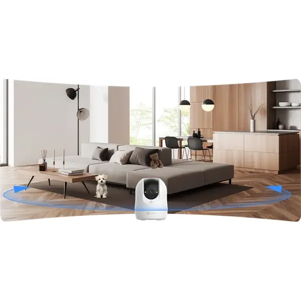 EZVIZ H6C G1 4K CS-H6c biztonsági kamera, forgatható/dönthető, 3840x2160, okos mozgáskövető, éjszakai látás – 2. kép