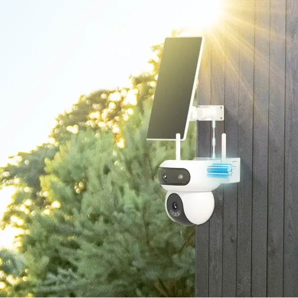 EZVIZ CS-HB90 + 8W SP/CS-HB90/SP (4MP+4MP) akkumulátoros okos biztonsági kamera, napelem, kétirányú beszéd, éjjellátó – 2. kép
