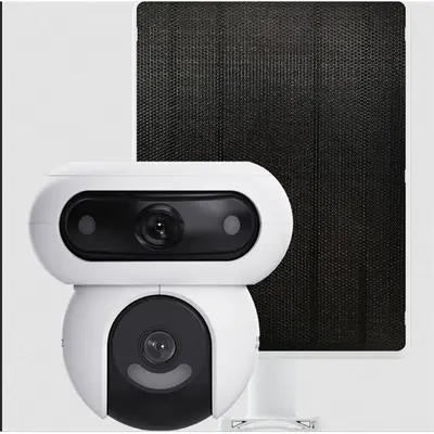 EZVIZ HB90 Dual 3K Kit kültéri biztonsági kamera napelemmel, AOV, 10,400 mAh, okos mozgáskövetés, kétirányú beszéd