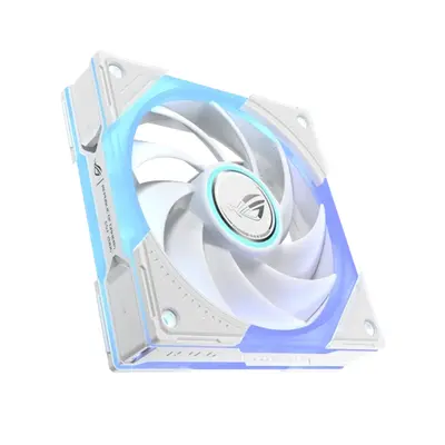 ASUS Rendszerhűtő Ventilátor ROG EURUX GR120 ARGB, 12cm (3db), fehér – 2. kép