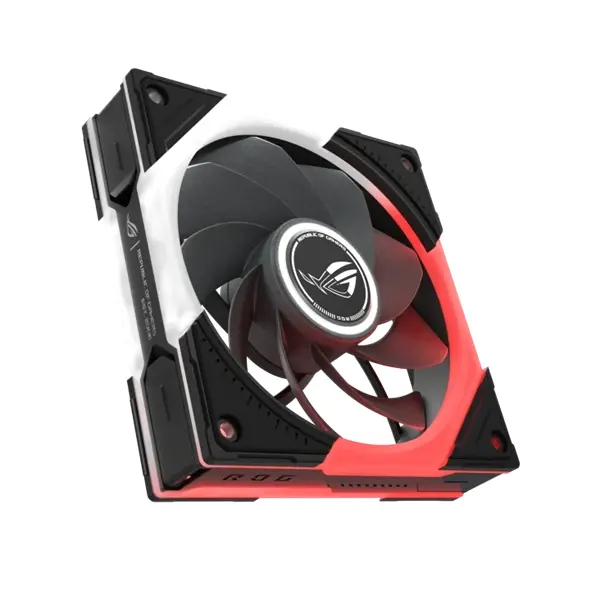 ASUS Rendszerhűtő Ventilátor ROG EURUX GR120 ARGB Reverse, 12cm (3db), fekete – 2. kép