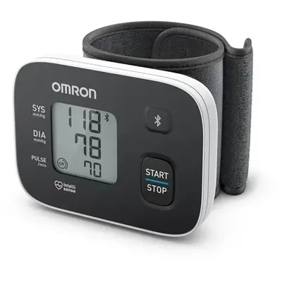 OMRON RS3 Intelli IT Intellisense csuklós okos-vérnyomásmérő Bluetooth adatátvitellel HEM-6161T-E