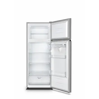 HEINNER HF-HS205SWDE felülfagyasztós hűtőszekrény, hűtő:169L, fagyasztó:41L, Inox – 2. kép