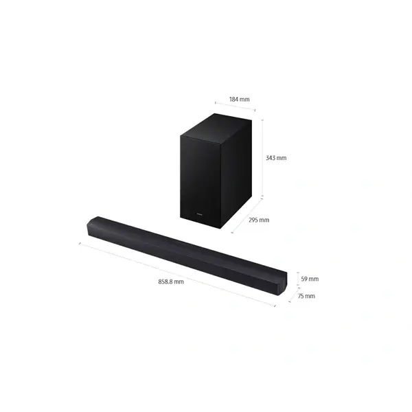 SAMSUNG HW-B450F 2.1 csatornás Hangprojektor mélynyomóval, Fekete (2025) – 3. kép