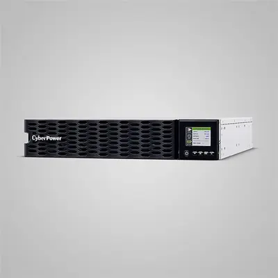 CYBERPOWER UPS OL6KERTHD, 6000W/6000VA, C13x4 C19x2, online szünetmentes tápegység, szinuszos, színes LCD, rack-tower – 2. kép