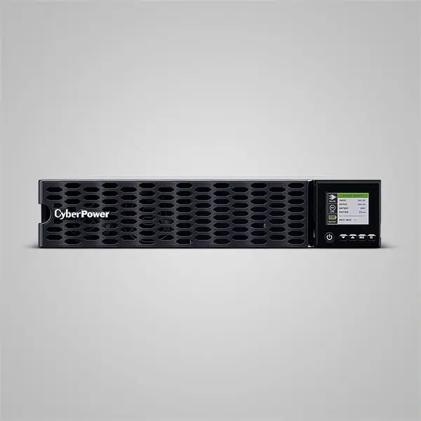 CYBERPOWER UPS OL6KERTHD, 6000W/6000VA, C13x4 C19x2, online szünetmentes tápegység, szinuszos, színes LCD, rack-tower – 4. kép