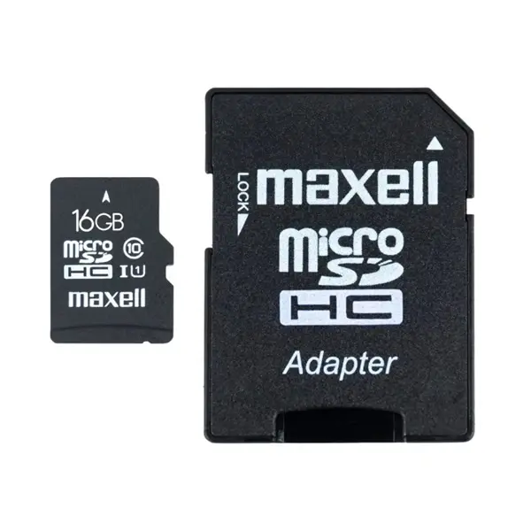 MAXELL Memóriakártya MicroSDHC 16GB X-Series + Adapter Class10
