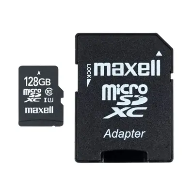 MAXELL Memóriakártya MicroSDXC 128GB X-Series + Adapter Class10