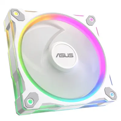 ASUS Rendszerhűtő Ventilátor Prime MR120 ARGB Reverse, 12cm (3db), fehér – 2. kép