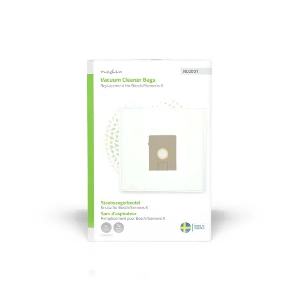 Nedis DUBG800-4.1 porzsák Bosch / Siemens Arriva - Smiley K, 4db/csomag
