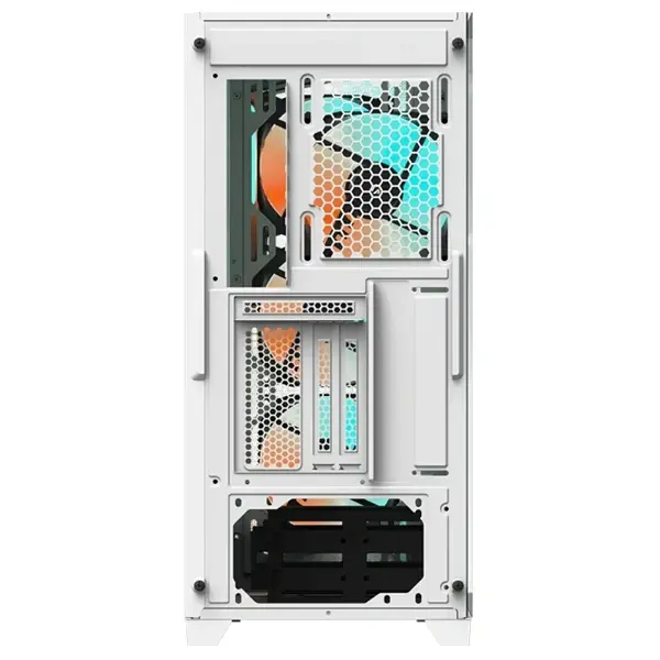 GIGABYTE Ház C301GW, Tápegység nélkül, Fehér, Üvegfalú – 4. kép