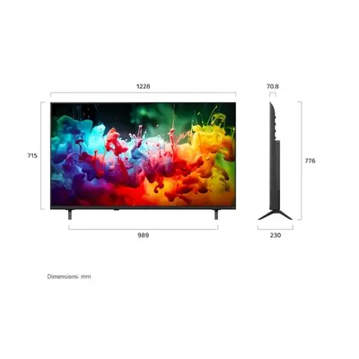 LG 55QNED72B3B 55"/139cm Mini LED 4K AI Smart TV, 3840x2160, 3xHDMI/USB/WIFI/LAN – 2. kép