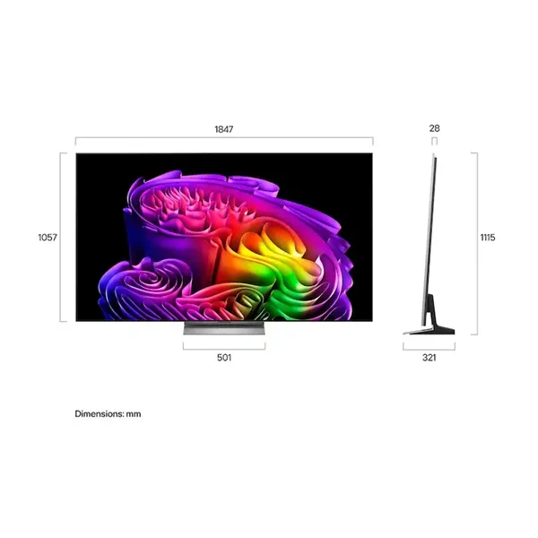 LG OLED77G61LW 77"/195cm OLED evo AI G6 4K 120Hz Smart TV, 3840x2160, 4xHDMI/3xUSB/WIFI/LAN – 3. kép