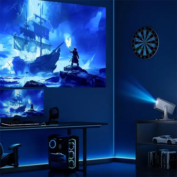 HISENSE C2-Pro Mini Laser Projektor 4K, 3840x2160, 16:9, 65"-300" 2600lm, Fekete – 5. kép