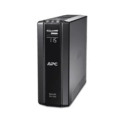 APC Back-UPS BR1200G-GR, (3+3 Schuko) 1200VA (720 W) 230, LCD, LINE-INTERACTIVE szünetmentes tápegység, torony