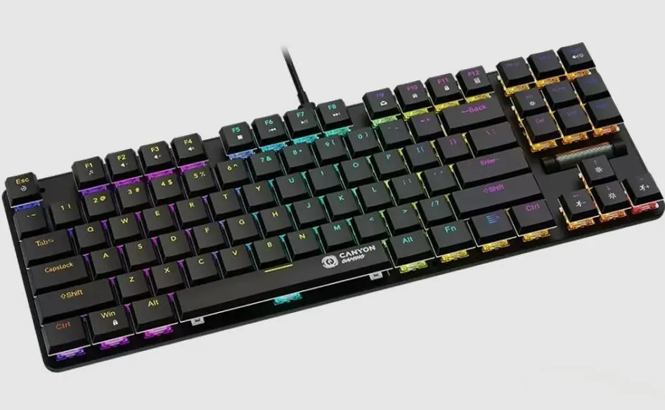 Canyon CND-SKB50-HU USB fekete magyar/angol billentyűzet