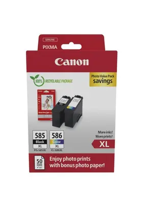 Canon PG-595XL + CL-586XL patron multipack +GP501