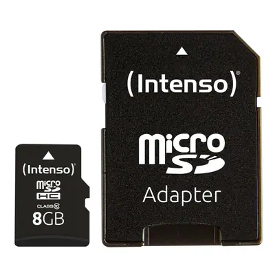 Intenso 8GB microSD Class 10 adapterrel