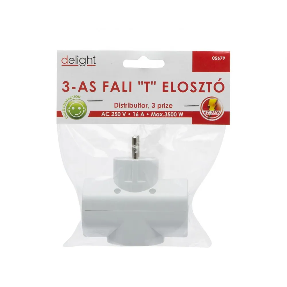 Delight Hálózati Elosztó 3DIN White – 5. kép