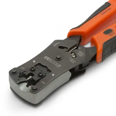 Handy Krimpelő, 6P, 8P racsnis, kábelteszter – 2. kép