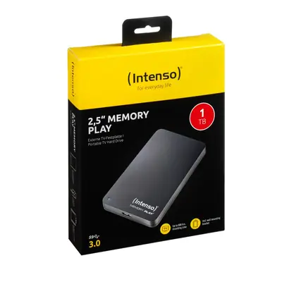 Intenso 1TB 2,5" USB3.0 Memory Play Black – 2. kép