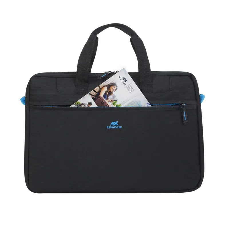 RivaCase 8057 Regent Laptop Bag 16" Black – 4. kép