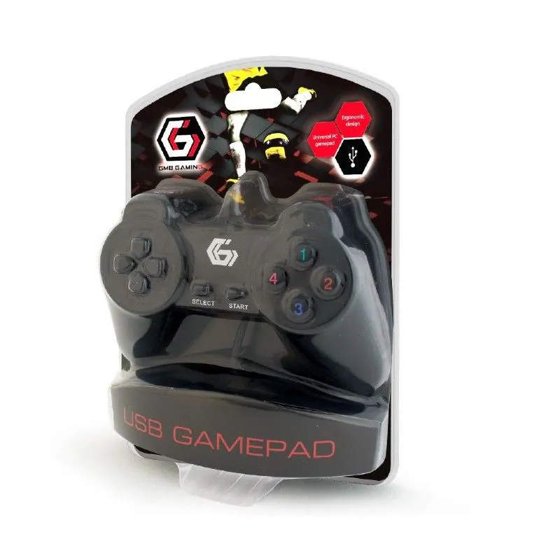 Gembird JPD-UB-01 USB Gamepad Black – 4. kép