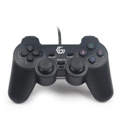 Gembird JPD-UDV-01 USB Gamepad Black – 2. kép