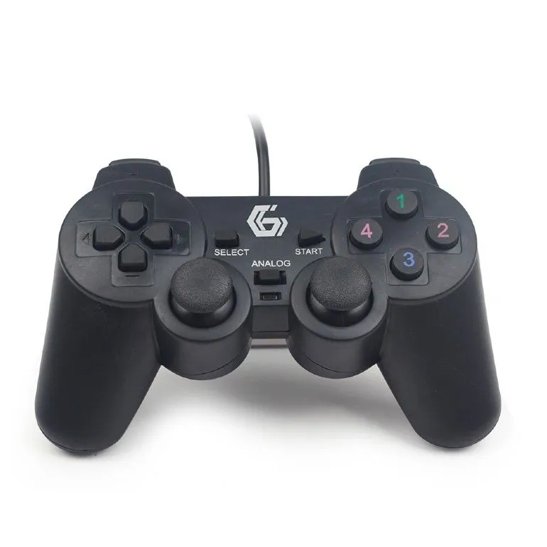 Gembird JPD-UDV-01 USB Gamepad Black – 2. kép