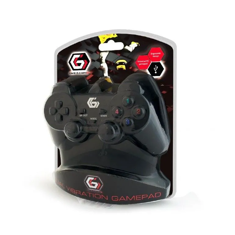 Gembird JPD-UDV-01 USB Gamepad Black – 4. kép
