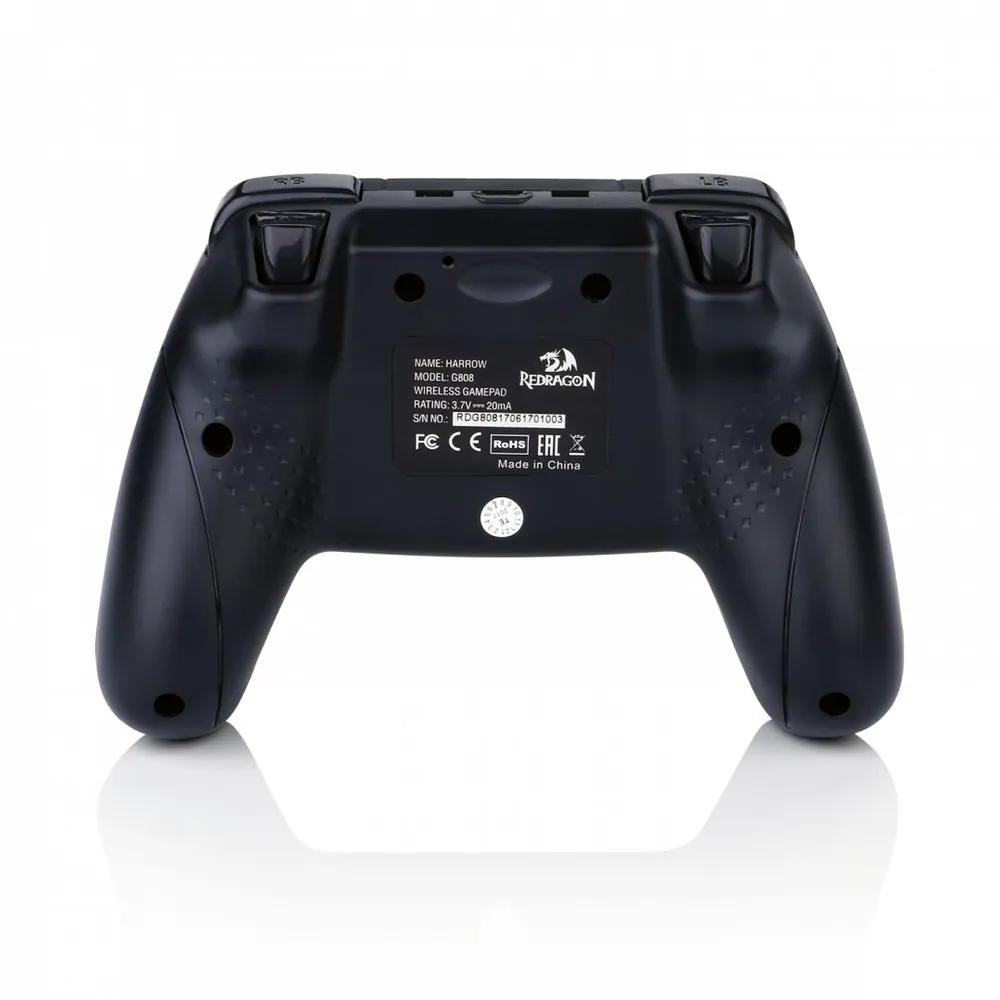 Redragon Harrow Wireless gamepad Black PC/PS3 – 2. kép