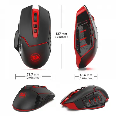 Redragon Mirage Wireless gaming mouse Black – 2. kép