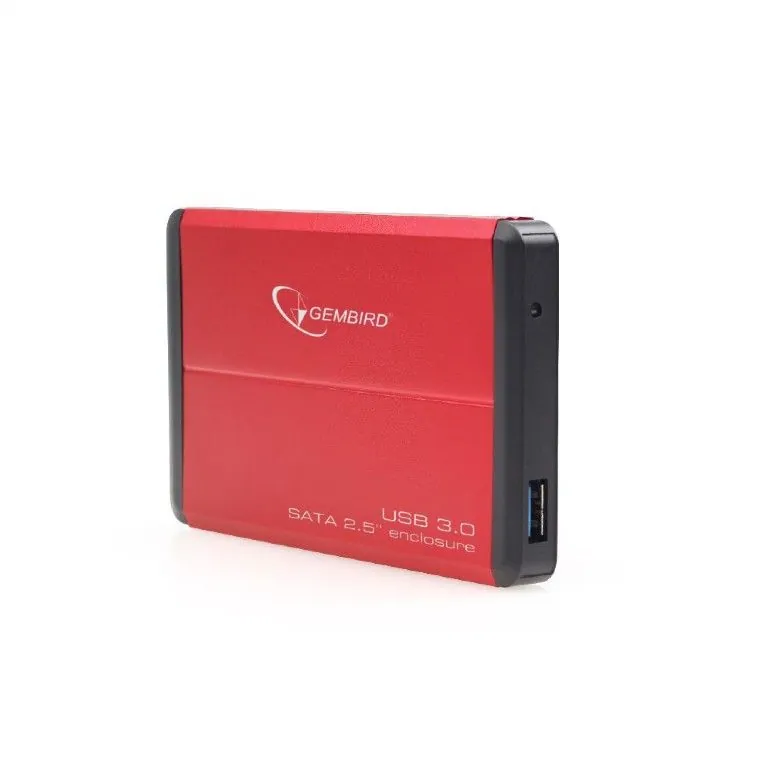 Gembird 2,5" EE2-U3S-2-R USB3.0 Enclosure Red – 2. kép