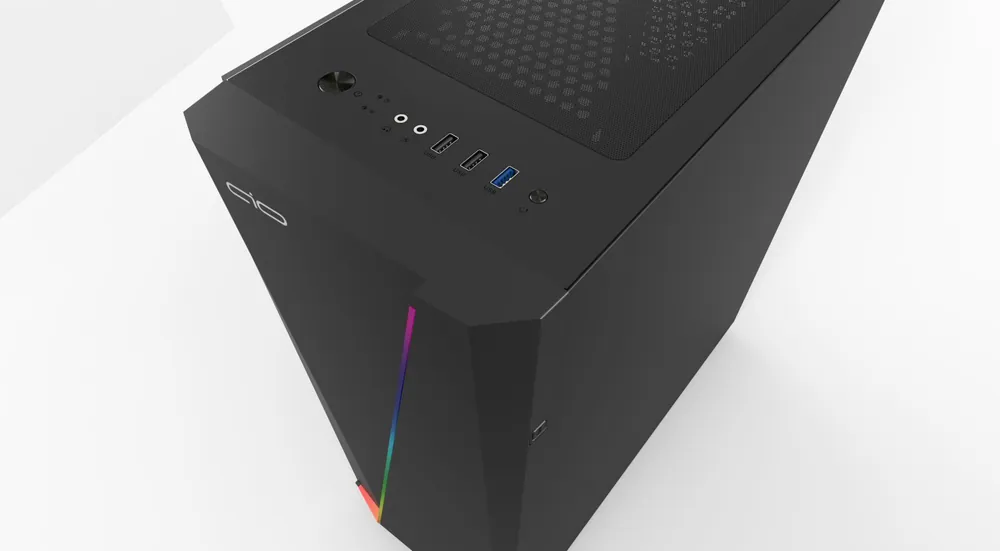 AIO Lumina Gamer Tempered Glass Black – 4. kép