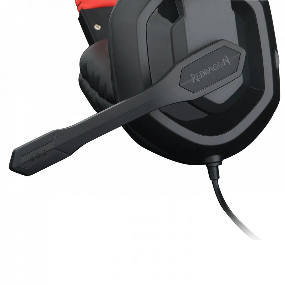 Redragon Ares Gaming Headset Black/Red – 3. kép
