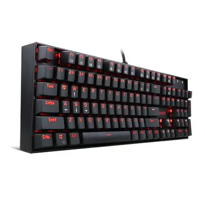 Redragon Mitra Red Backlight Mechanical Keyboard Blue Switches Black HU – 2. kép