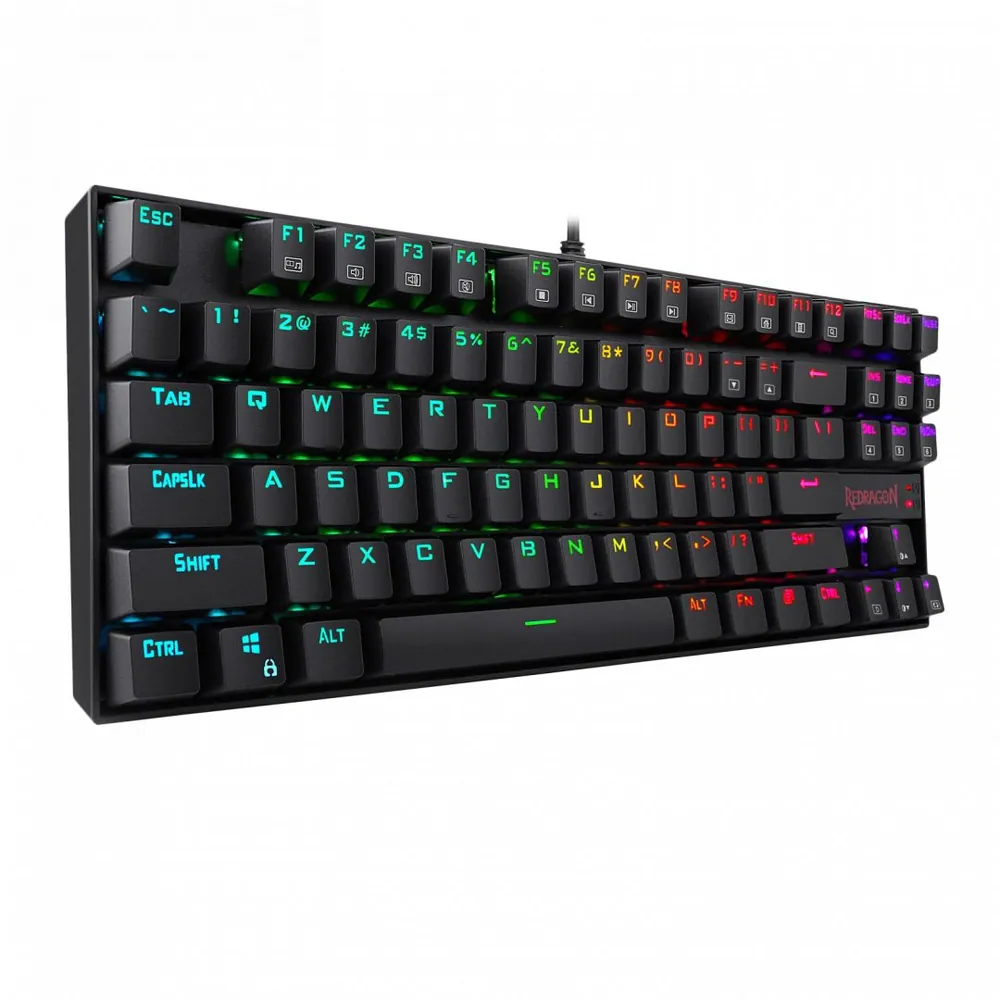 Redragon Kumara RGB Backlight Mechanical Gaming Keyboard Brown Switches Black HU – 3. kép