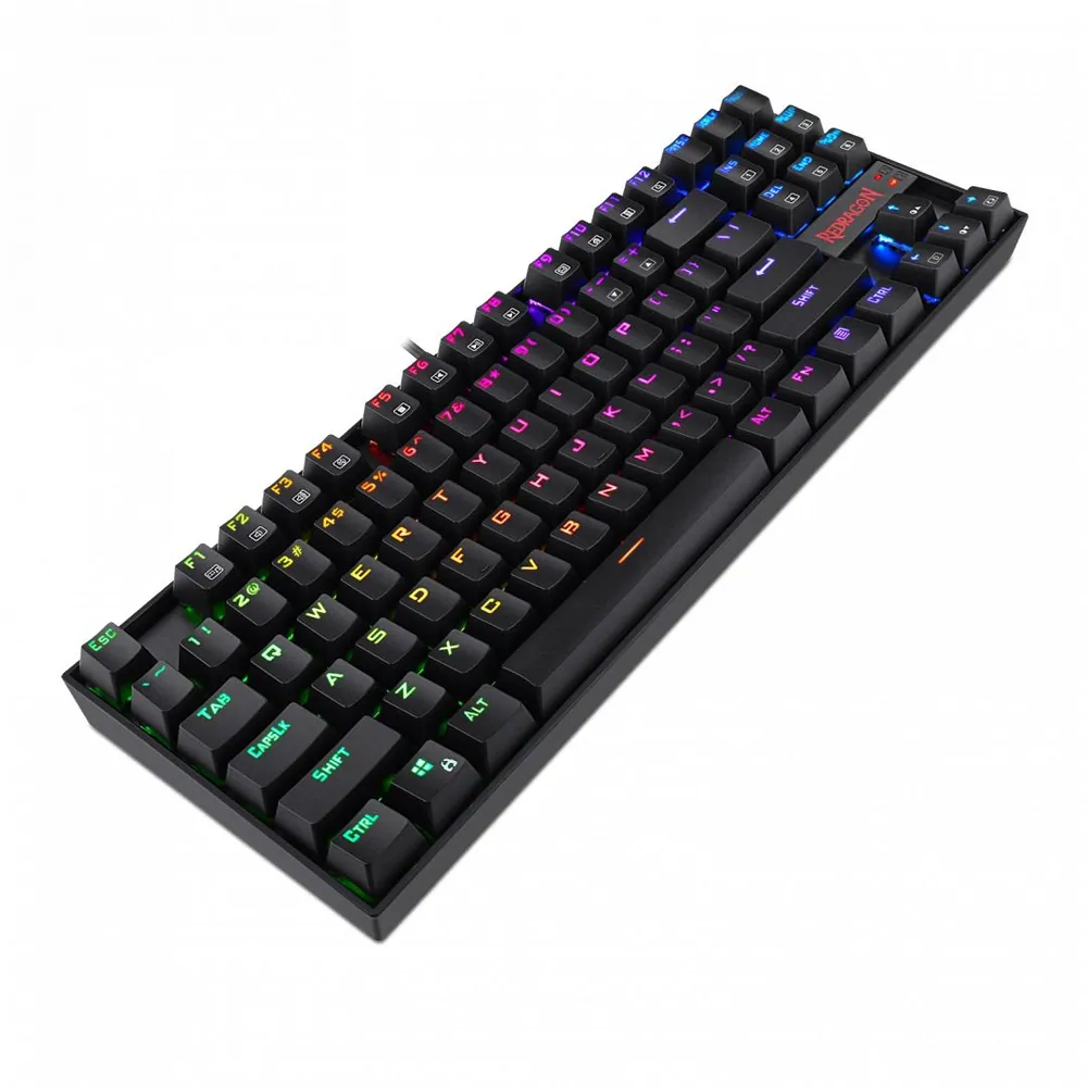 Redragon Kumara RGB Backlight Mechanical Gaming Keyboard Brown Switches Black HU – 4. kép