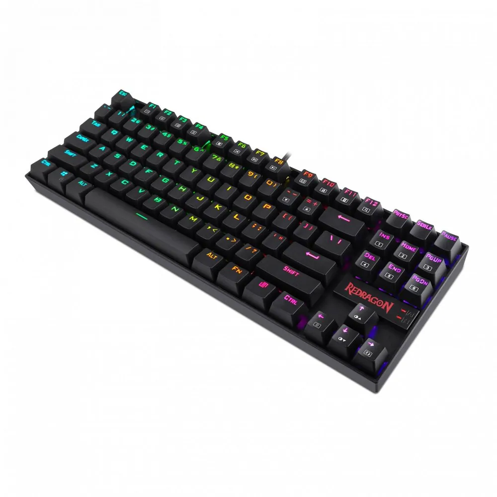 Redragon Kumara RGB Backlight Mechanical Gaming Keyboard Brown Switches Black HU – 5. kép